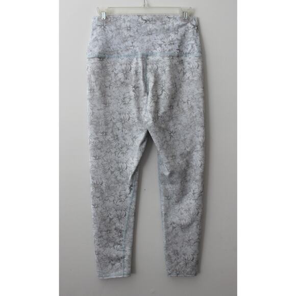 Evolution and Creation Womens EVCR Floral Leggings Grey Size M Pre-Owned - Picture 2 of 4